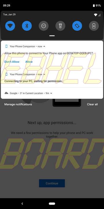 Microsoft Your Phone on Android