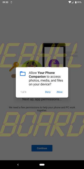 Microsoft Your Phone on Android
