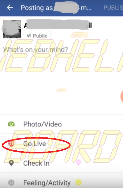 Cómo usar Facebook Live en Smartphone-2