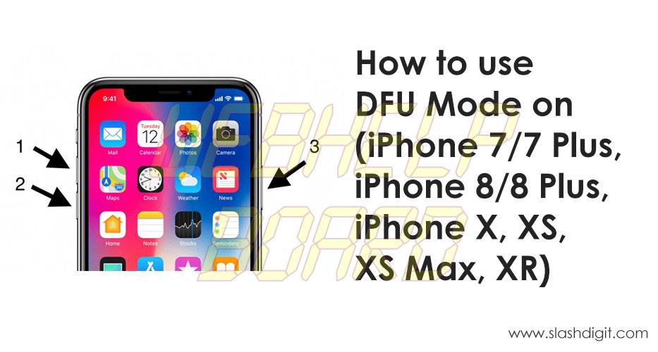 dfu mode iphone 7 7plus 8 8plus iphone x xs xs xs max xr
