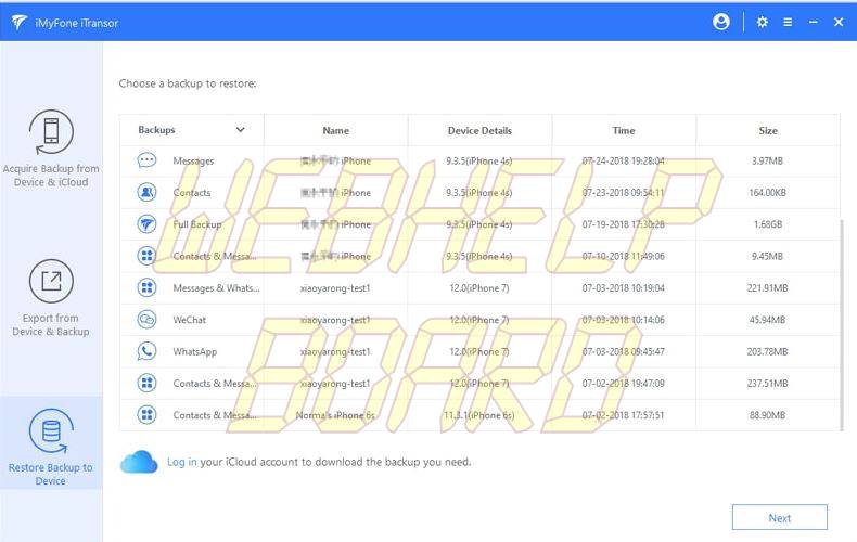 iMyFone iTtransor-restore-whatsapp-backup-wihout-unistall