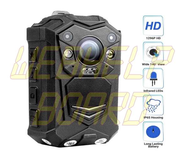 R-Tech Infrared Night Vision Police Body Camera
