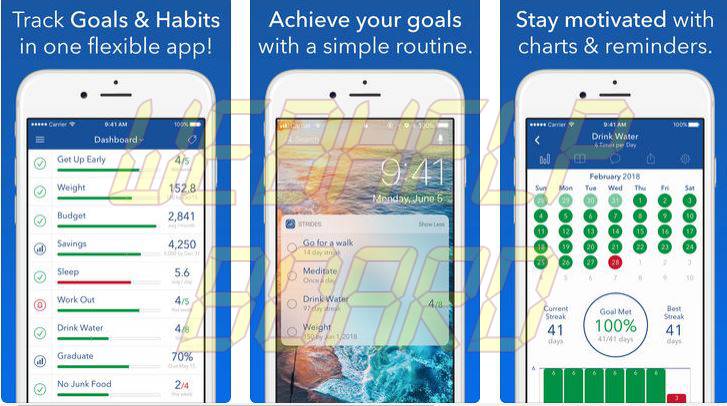 Strides Habit Tracker app