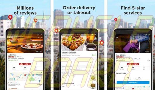 Yelp app