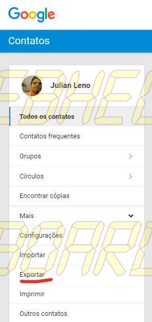 Tutorial: como importar e exportar contatos do Gmail e Outlook exportar preview google smt julian - Tutorial: como importar e exportar contatos do Gmail e Outlook