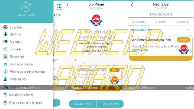 Jio Prime Cómo recargar 4 final 013717 123730 8580 Reliance Jio Prime Cómo recargar Subscribe