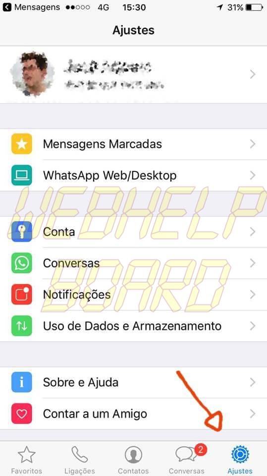 ajustes whatsapp ios - Dica: como ativar a verificação em duas etapas do WhatsApp