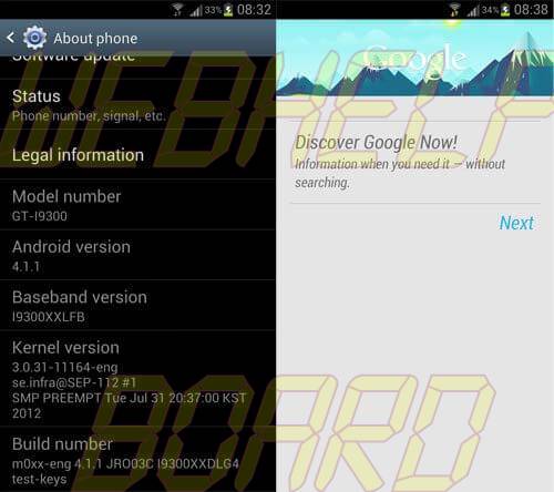 i9300 jb - Vazou: ROM Android 4.1.1 para o Galaxy SIII