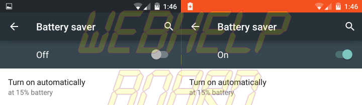 android 5 0 automatic battery saver 720x210 - Fatos e Mitos da bateria em smartphones Android, iPhones e Windows Phones