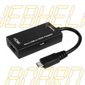 Adaptador Micro USB M x HDMI F Next trading - Como transmitir a tela do celular para a TV
