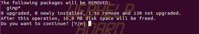 Removendo com purge3 - Tutorial: Como remover e instalar programas no Linux