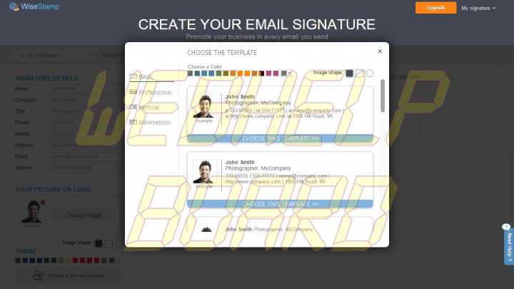 wisestamp 5 720x405 - Tutorial: Aprenda a criar assinaturas de e-mails com o WiseStamp