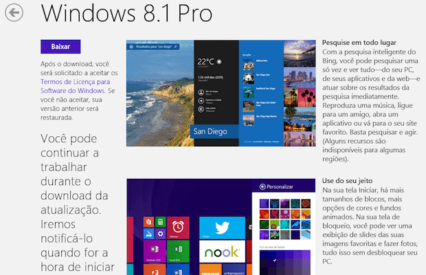Atualização Windows 8.1 update 2 - Instale o Windows 8.1 através de um pendrive USB
