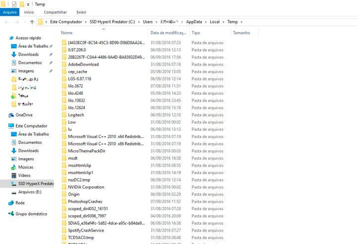 diretório de arquivos temporários do Windows 720x492 - Tutorial: como excluir arquivos temporários do Windows manualmente