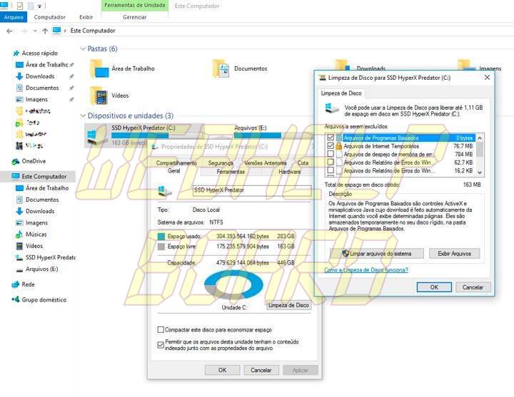 limpeza de disco 720x557 - Tutorial: como excluir arquivos temporários do Windows manualmente
