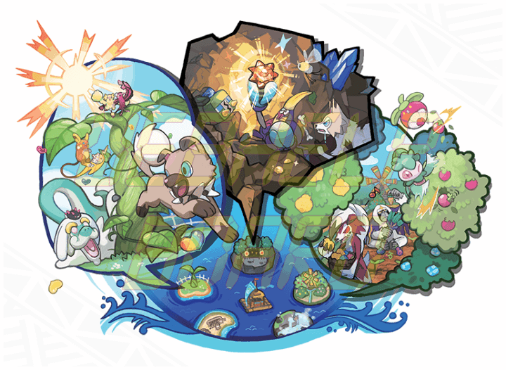 pokepelago 770x562 720x526 - Veja onde encontrar as pedras de evolução em Pokémon Sun & Moon